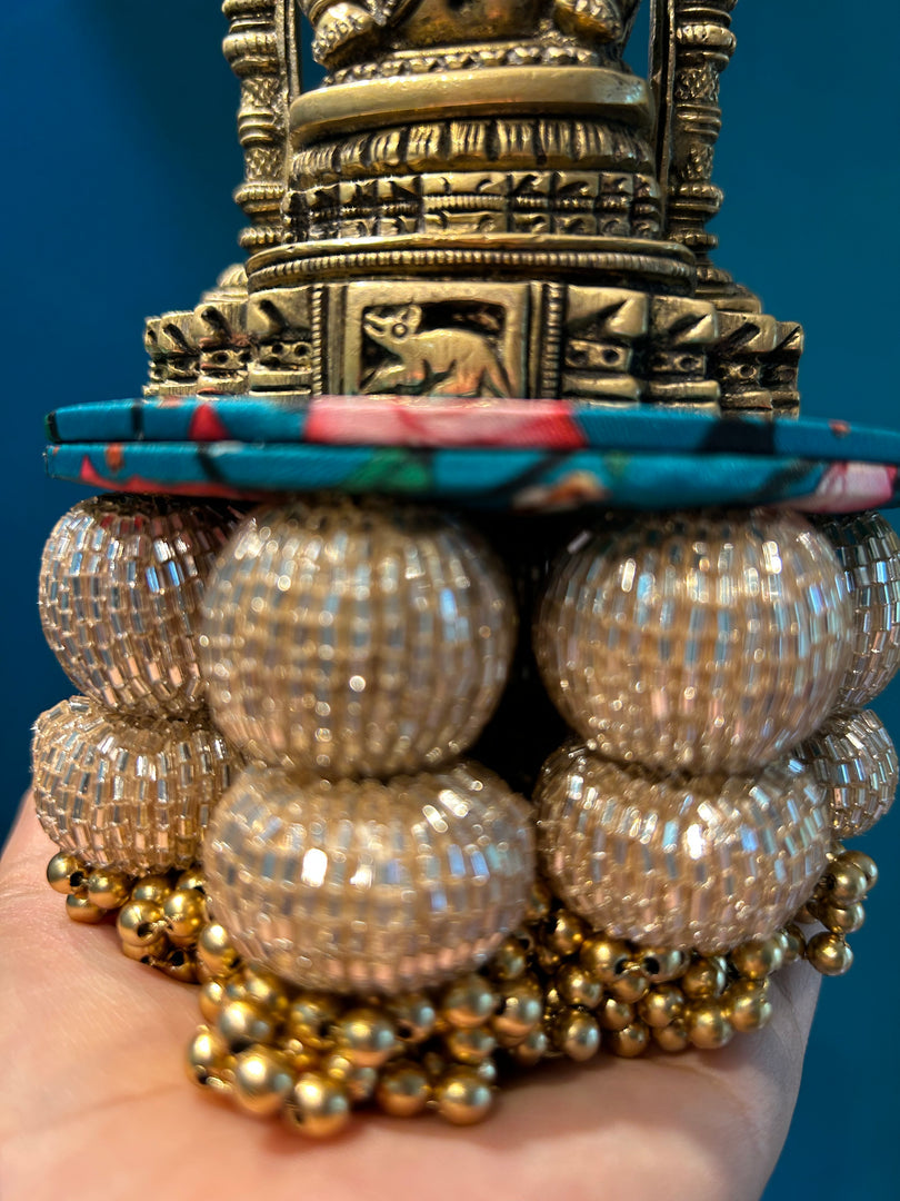 Mini Dangler Platter: OG Inflorescence Divine Pichwai (4 inches)