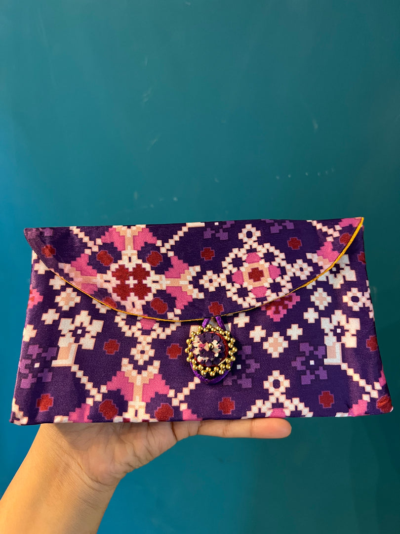 Pink Colloquial Divine Pichwai Shagun Envelope