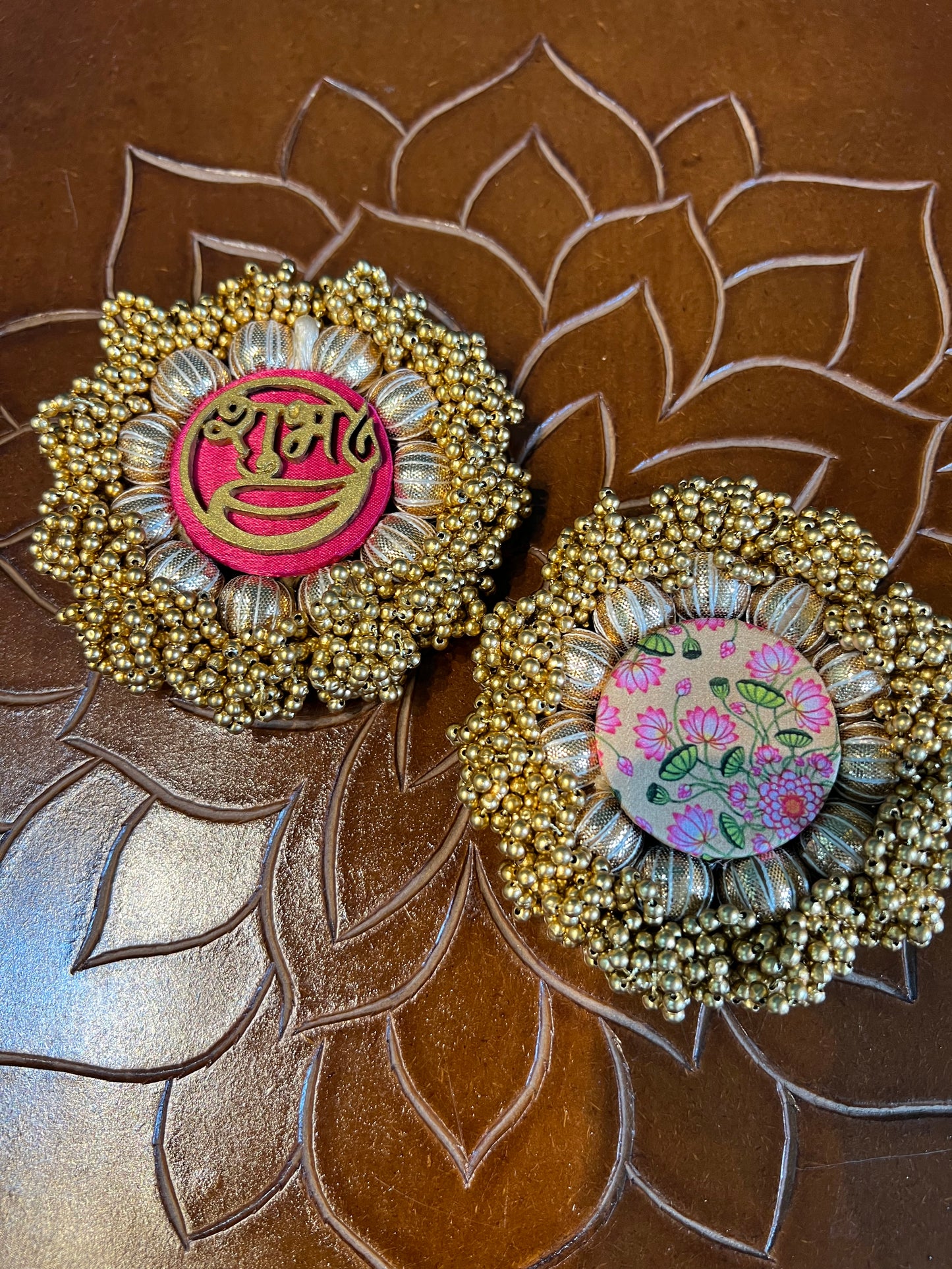 Shubh Labh Pallets: Solid Pink +OG Inflorescence Divine Pichwai