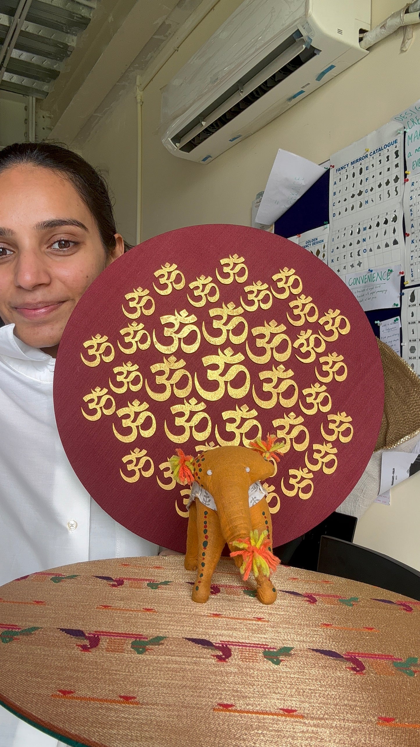 Omprabha (ॐप्रभा) – The Radiance of Om Backdrop