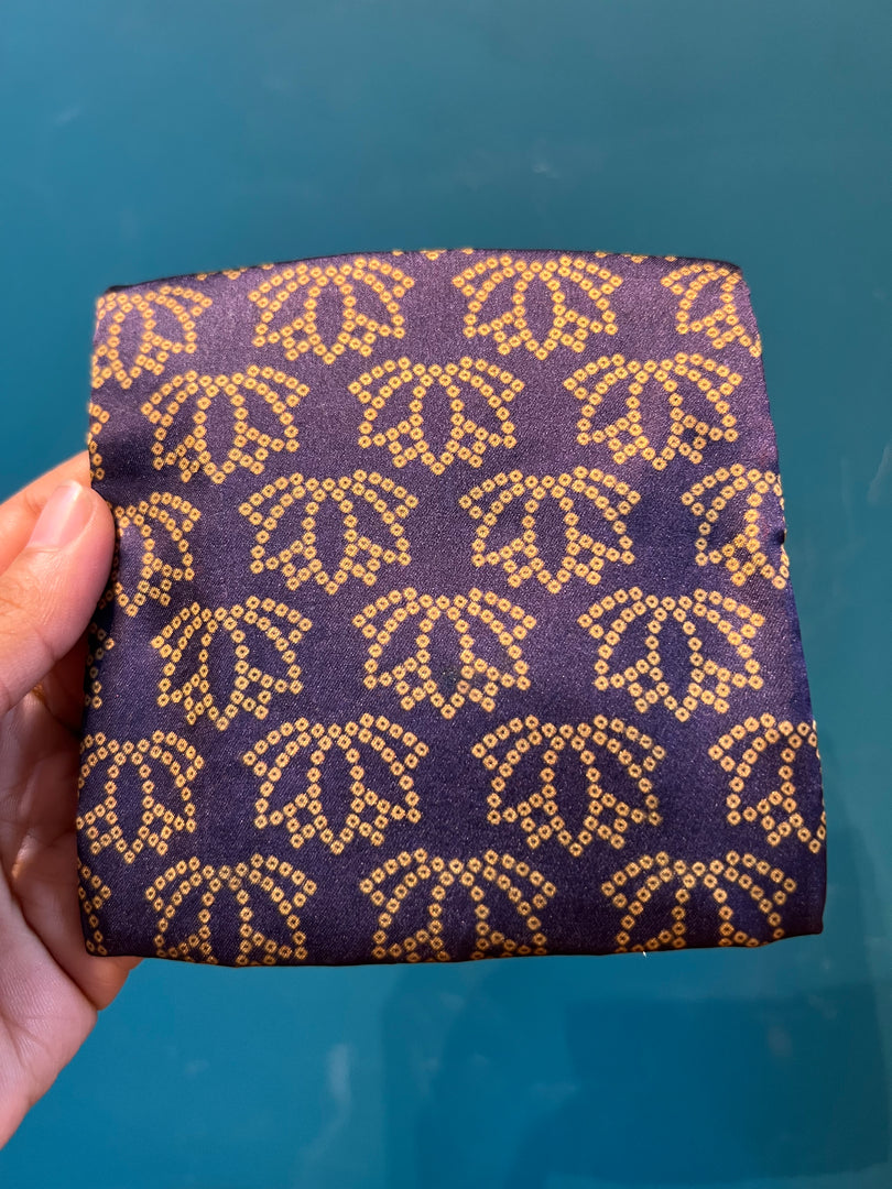ADD ON: Maroon Navratna Patola Mini Pouch