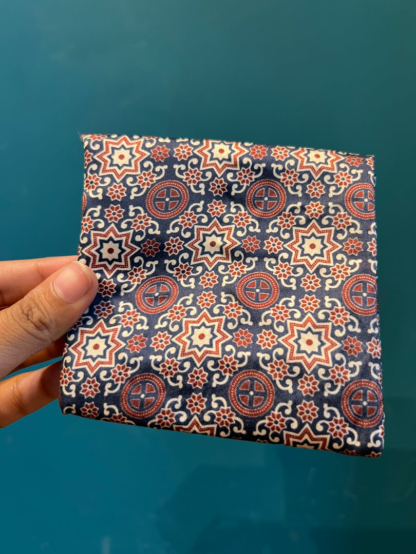 ADD ON: Maroon Navratna Patola Mini Pouch
