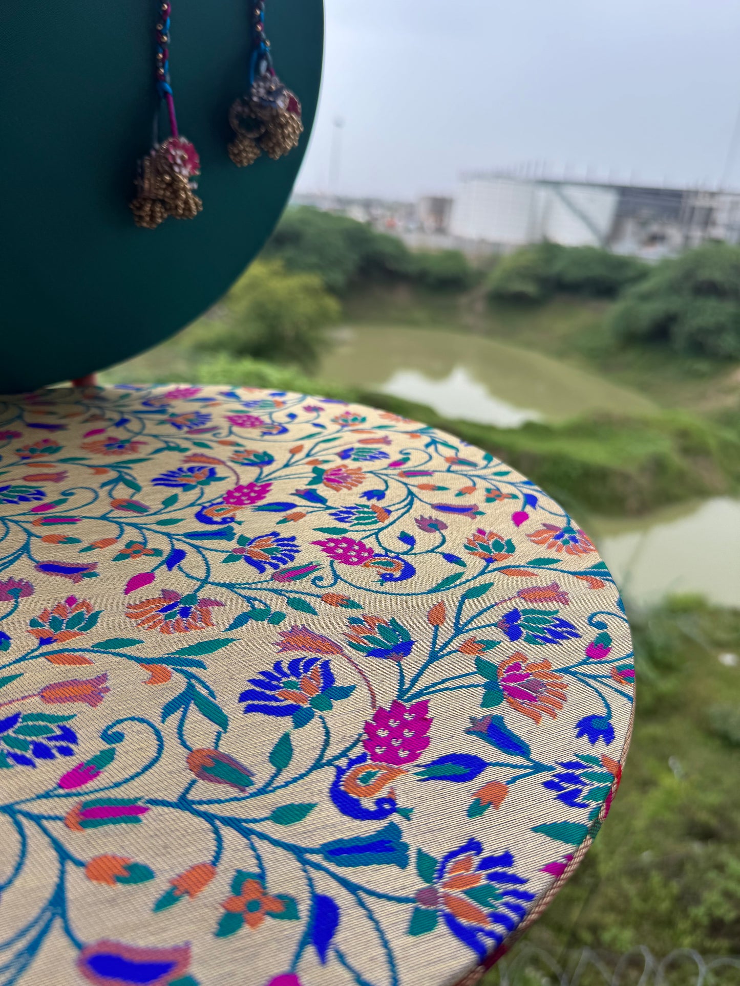 Neelgulabi (नीलगुलाबी) Ganpati Backrop
