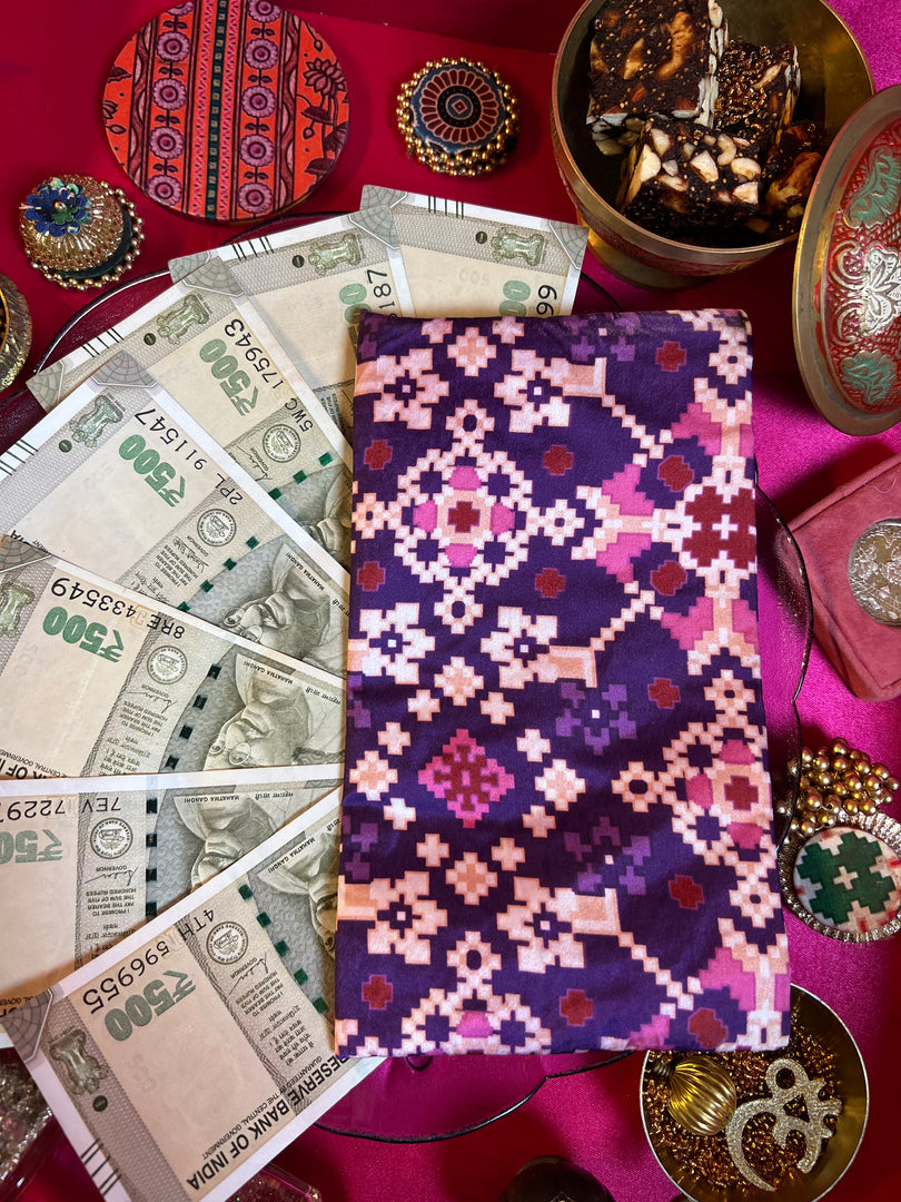 Pink Colloquial Divine Pichwai Shagun Envelope