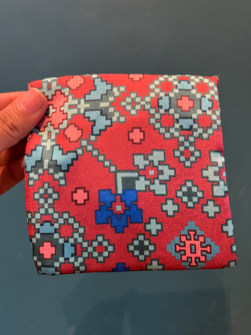 ADD ON: Maroon Navratna Patola Mini Pouch