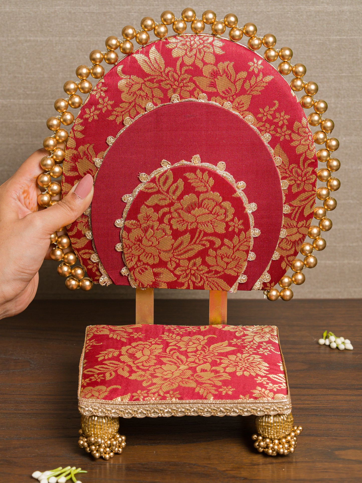 Gulab Detachable Petite Sinhasan | Classic
