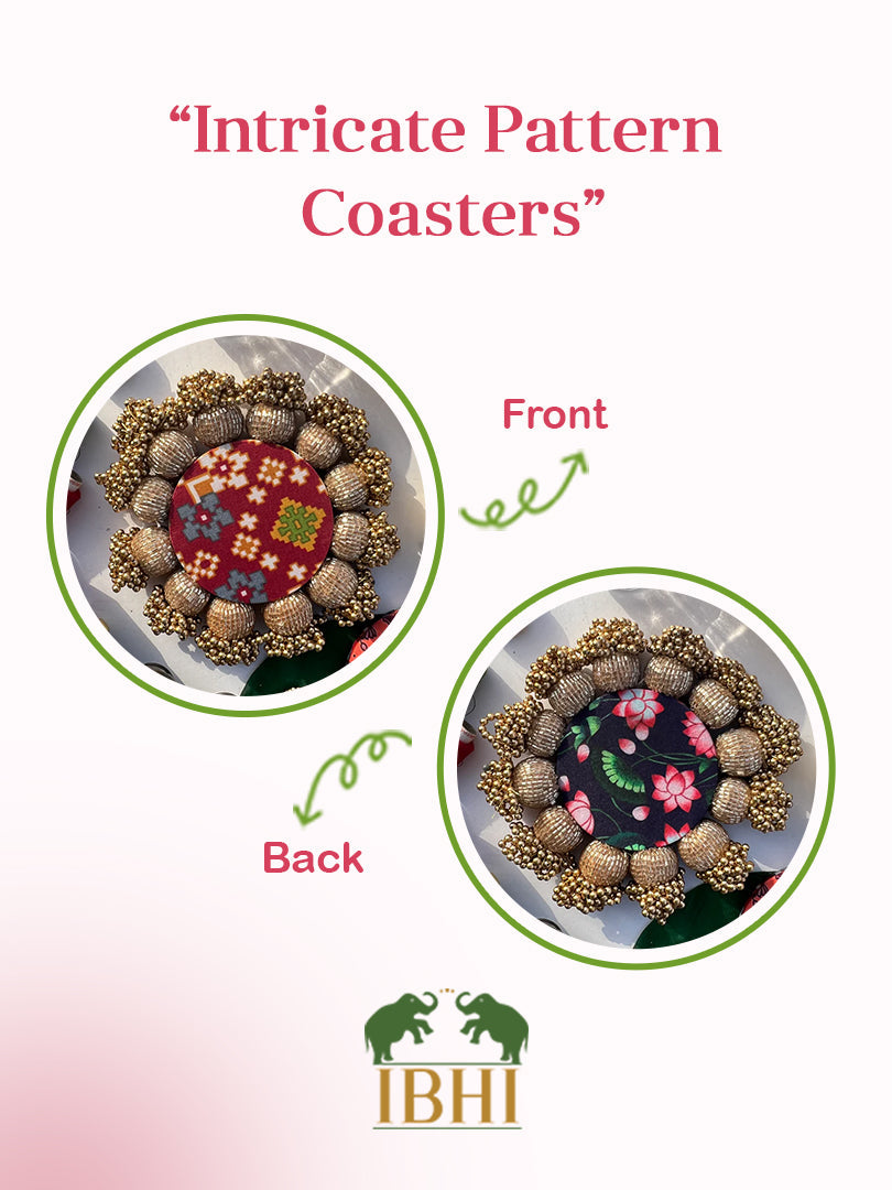 Spherical Mini Pallet: Flare Mor Bani Thangat Kare + Pastel Pistachio Inflorescence Divine Pichwai