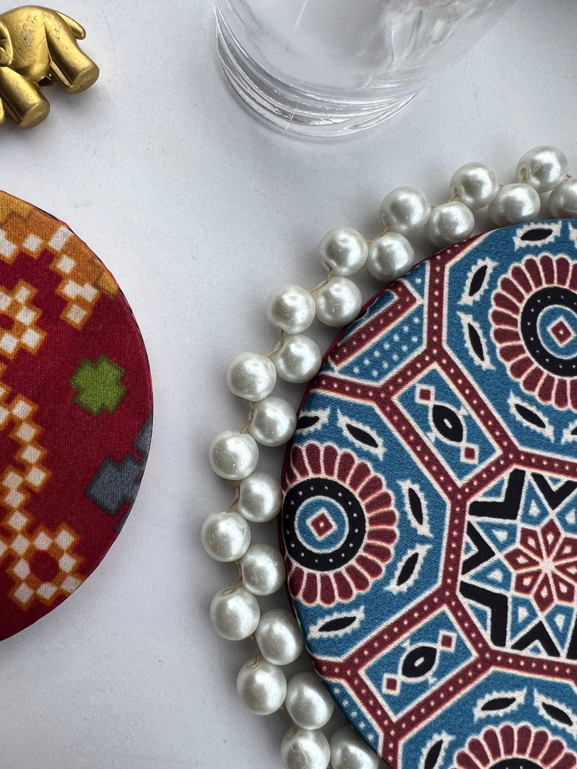 Pearl Beaded Pallet: Idiosyncratic Divine Pichwai