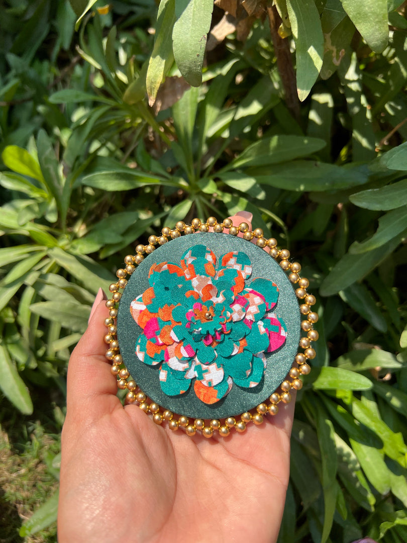 Enchanted Inflorescence Divine Pichwai Beaded Juda Brooch