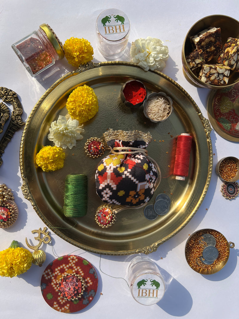 Idiosyncratic Divine Pichwai Little Potli- शगुन wali