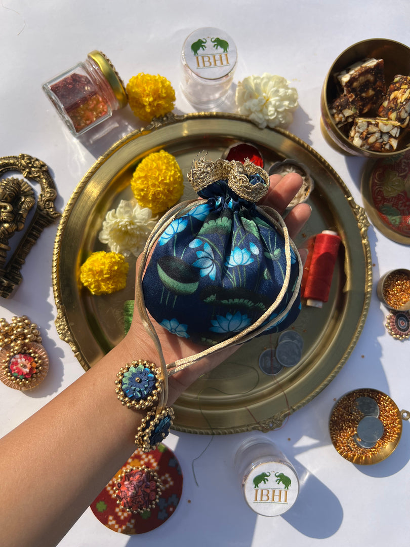 Idiosyncratic Divine Pichwai Little Potli- शगुन wali