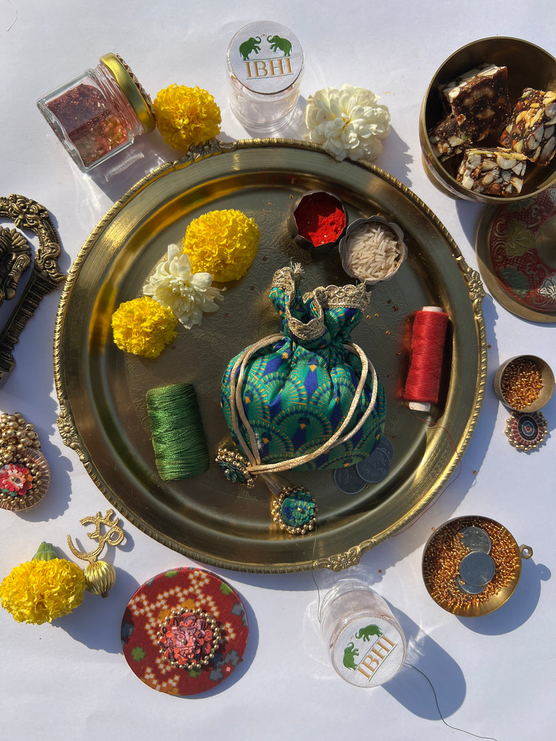 Idiosyncratic Divine Pichwai Little Potli- शगुन wali