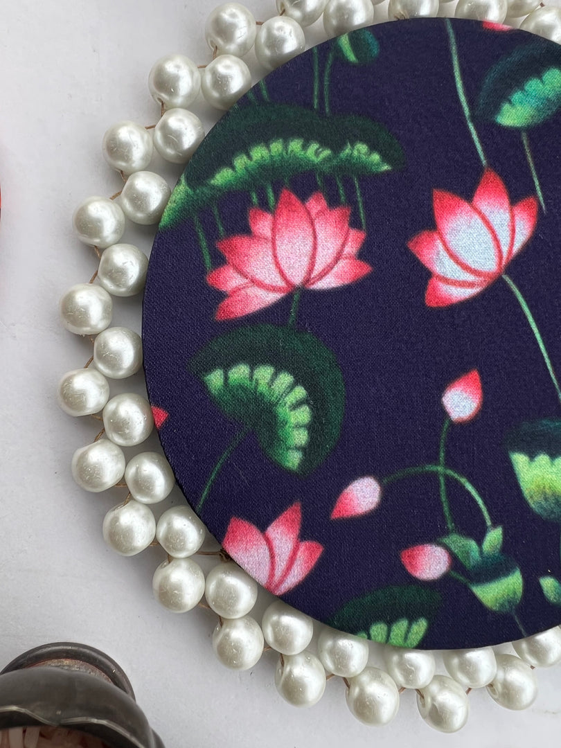 Pearl Beaded Pallet: Idiosyncratic Divine Pichwai