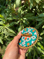 Load image into Gallery viewer, Enchanted Inflorescence Divine Pichwai Beaded Juda Brooch

