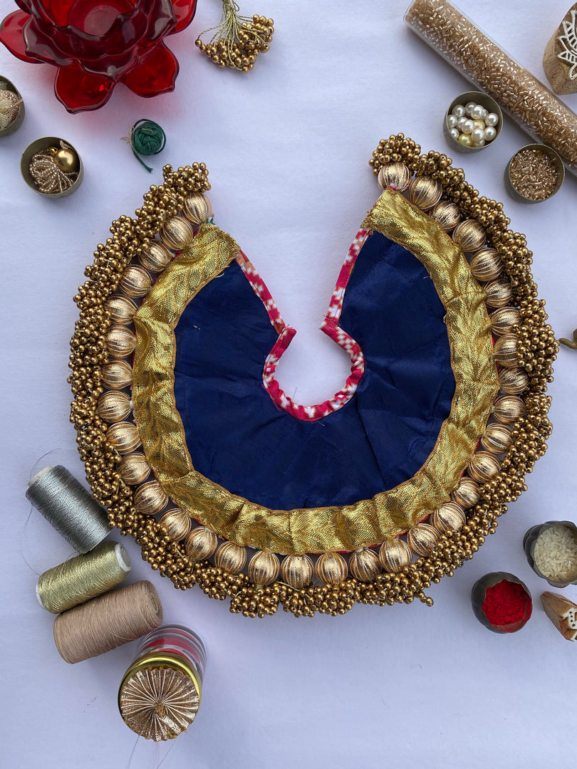 Congruous Divine Pichwai Copper Beaded Poshak
