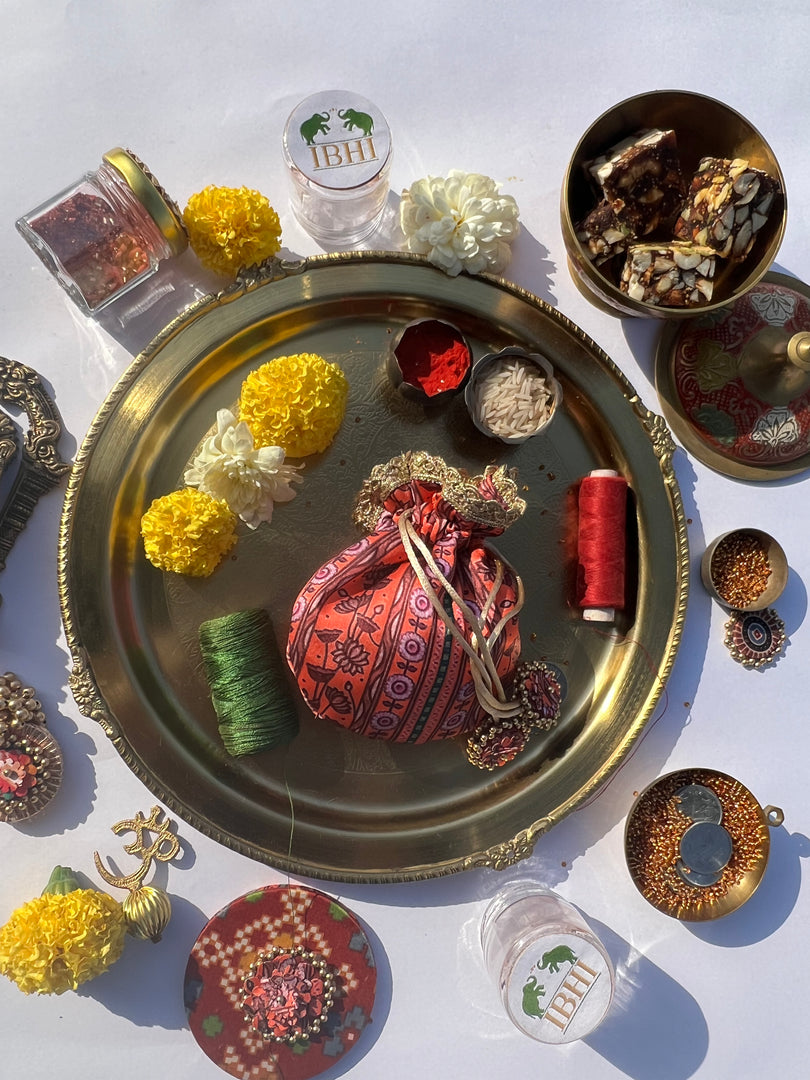 Idiosyncratic Divine Pichwai Little Potli- शगुन wali