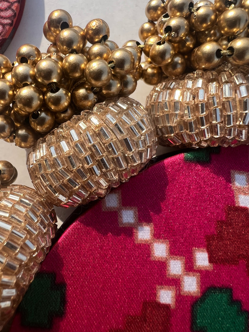 Diva Diya : Rosie Rani Bandhej + Bottle Green Hathi Popat Patola