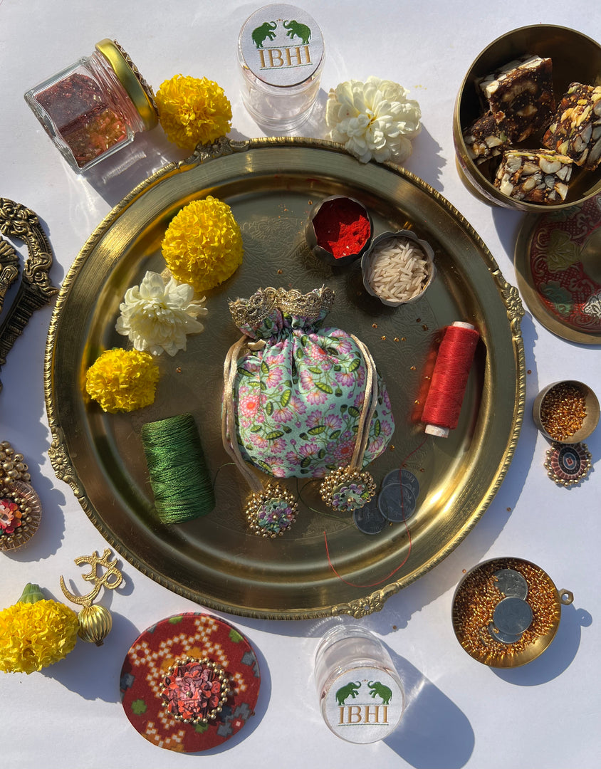 Idiosyncratic Divine Pichwai Little Potli- शगुन wali