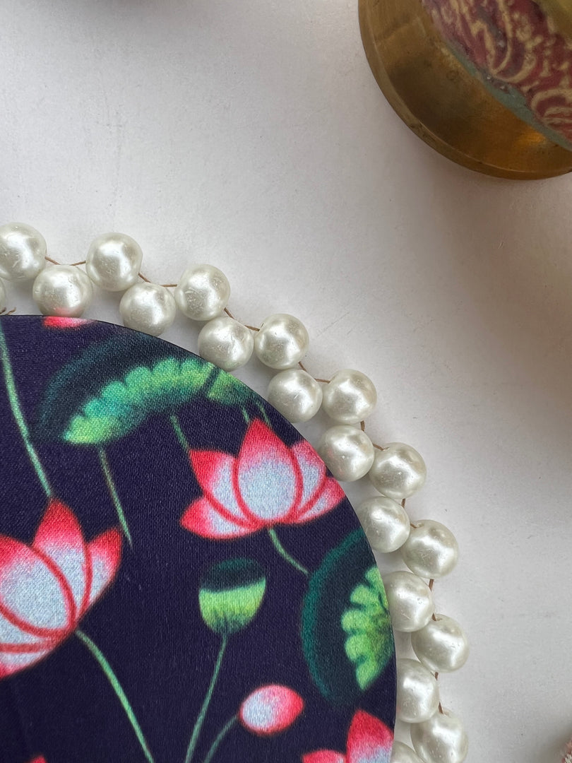 Pearl Beaded Pallet: Idiosyncratic Divine Pichwai