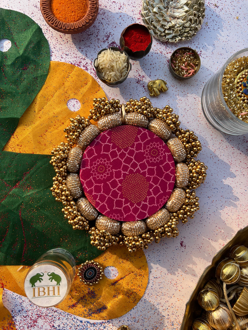 Diva Diya : Rosie Rani Bandhej + Bottle Green Hathi Popat Patola