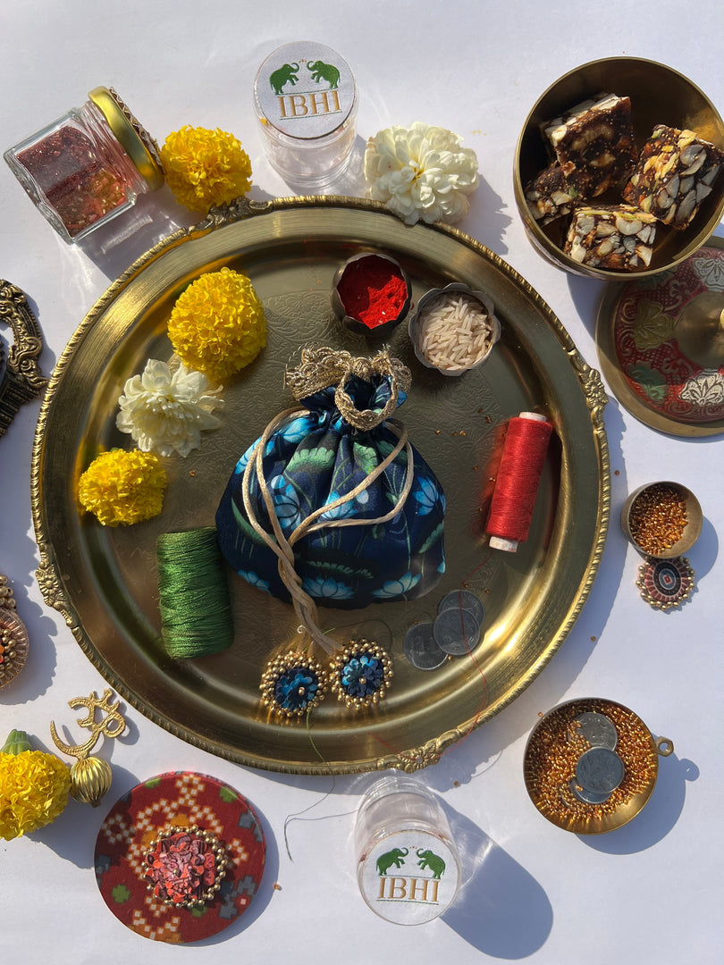 Idiosyncratic Divine Pichwai Little Potli- शगुन wali