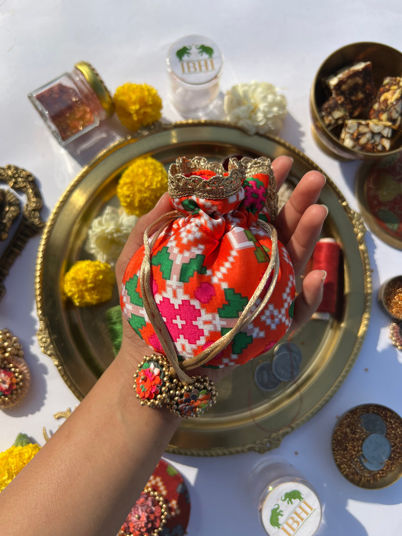 Idiosyncratic Divine Pichwai Little Potli- शगुन wali