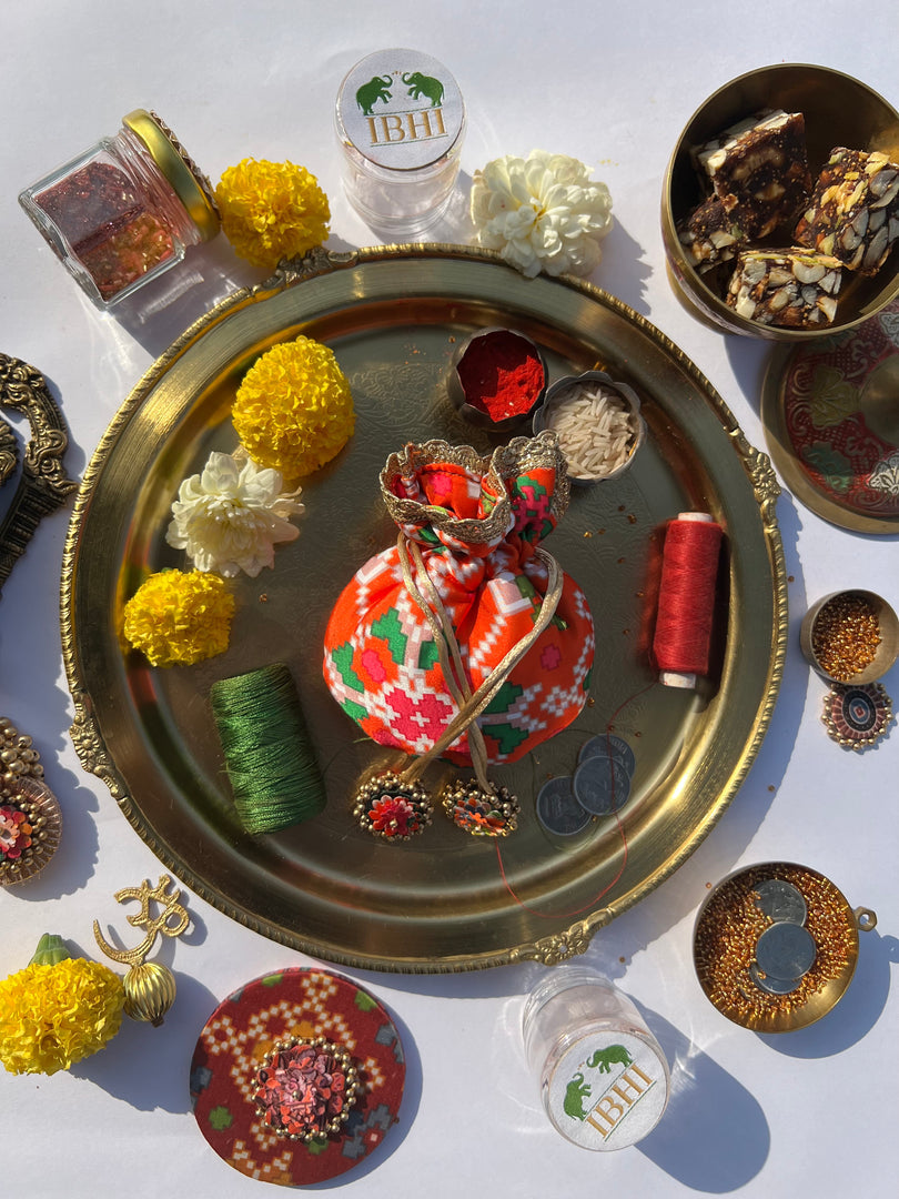 Idiosyncratic Divine Pichwai Little Potli- शगुन wali