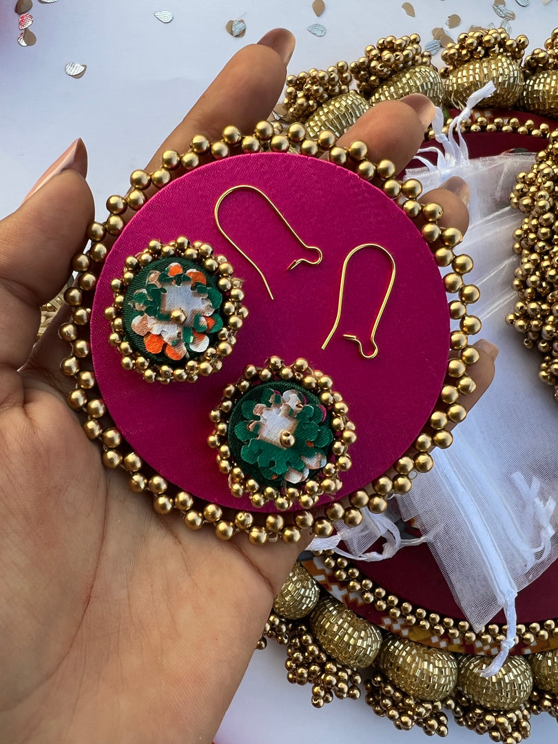 Assorted Mix of Patola Enchanted Hoop Earrings