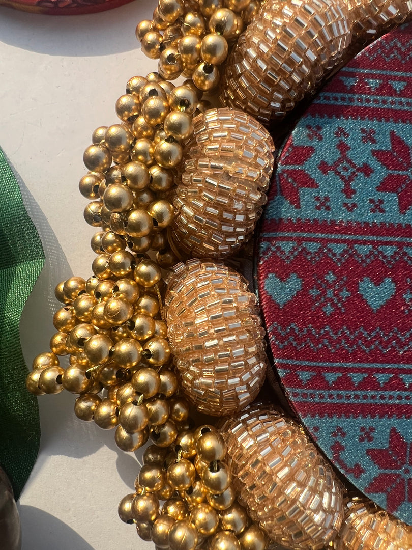 Diva Diya : Rosie Rani Bandhej + Bottle Green Hathi Popat Patola