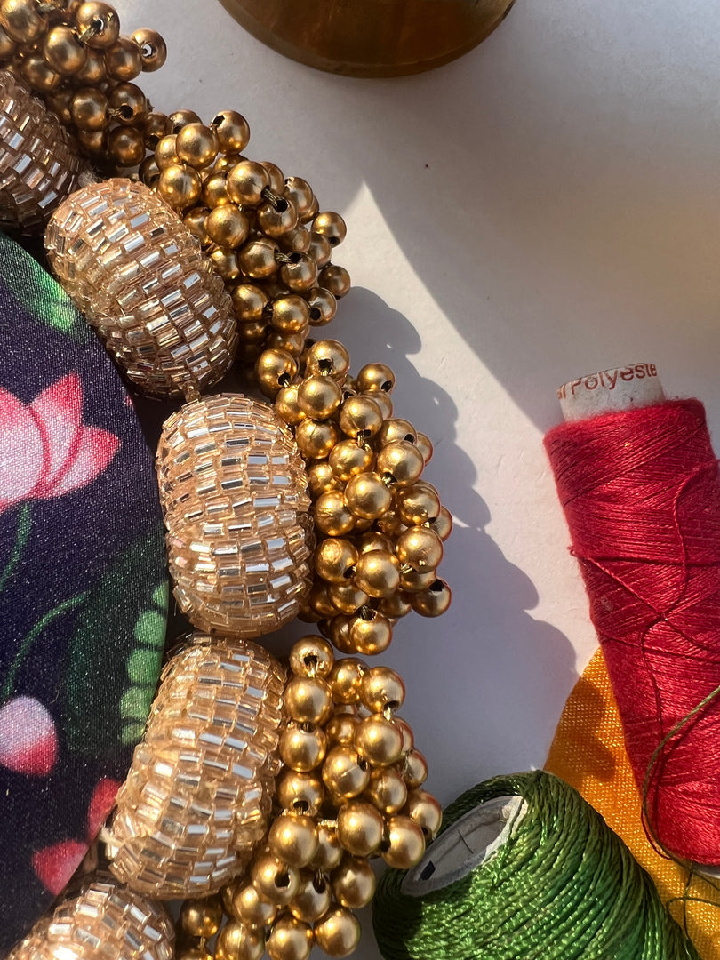 Diva Diya : Rosie Rani Bandhej + Bottle Green Hathi Popat Patola