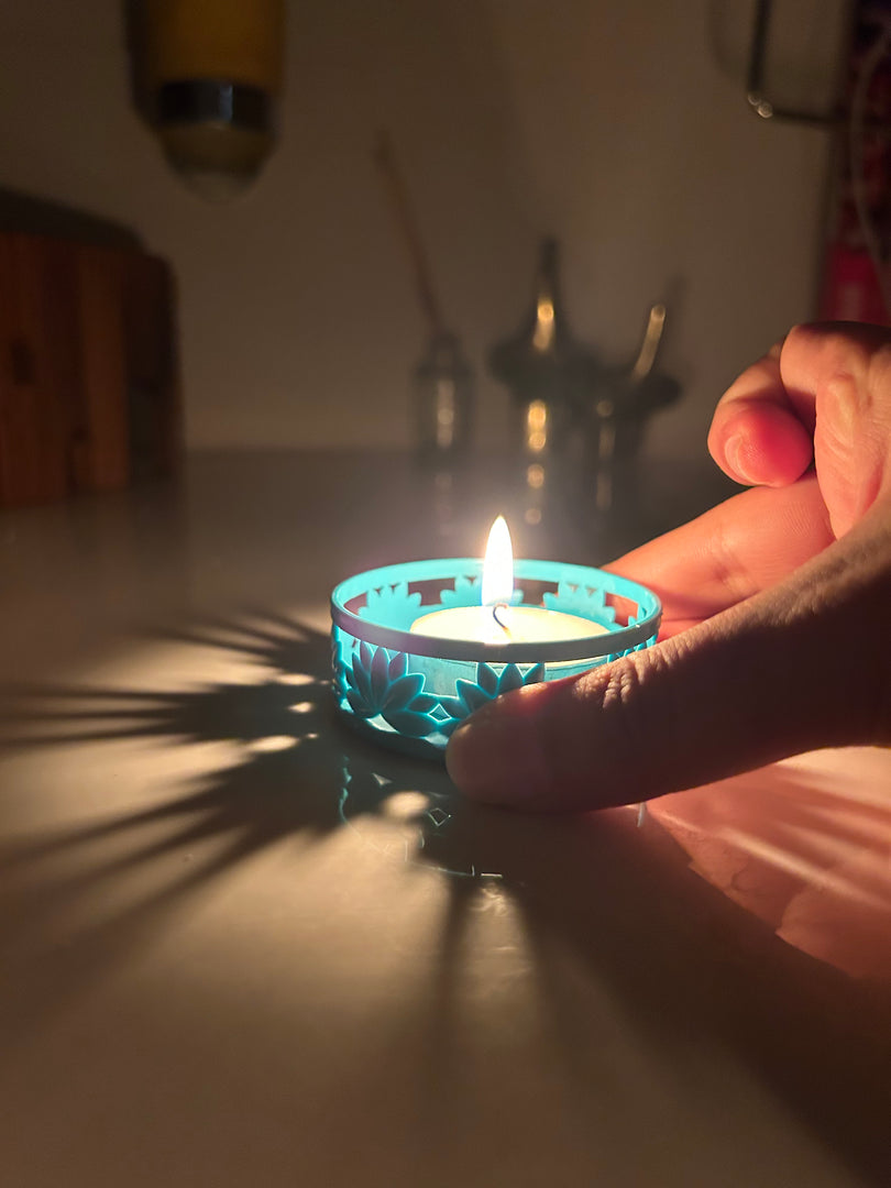 IBHI's Lotus TeaLight Holder: Set of 6