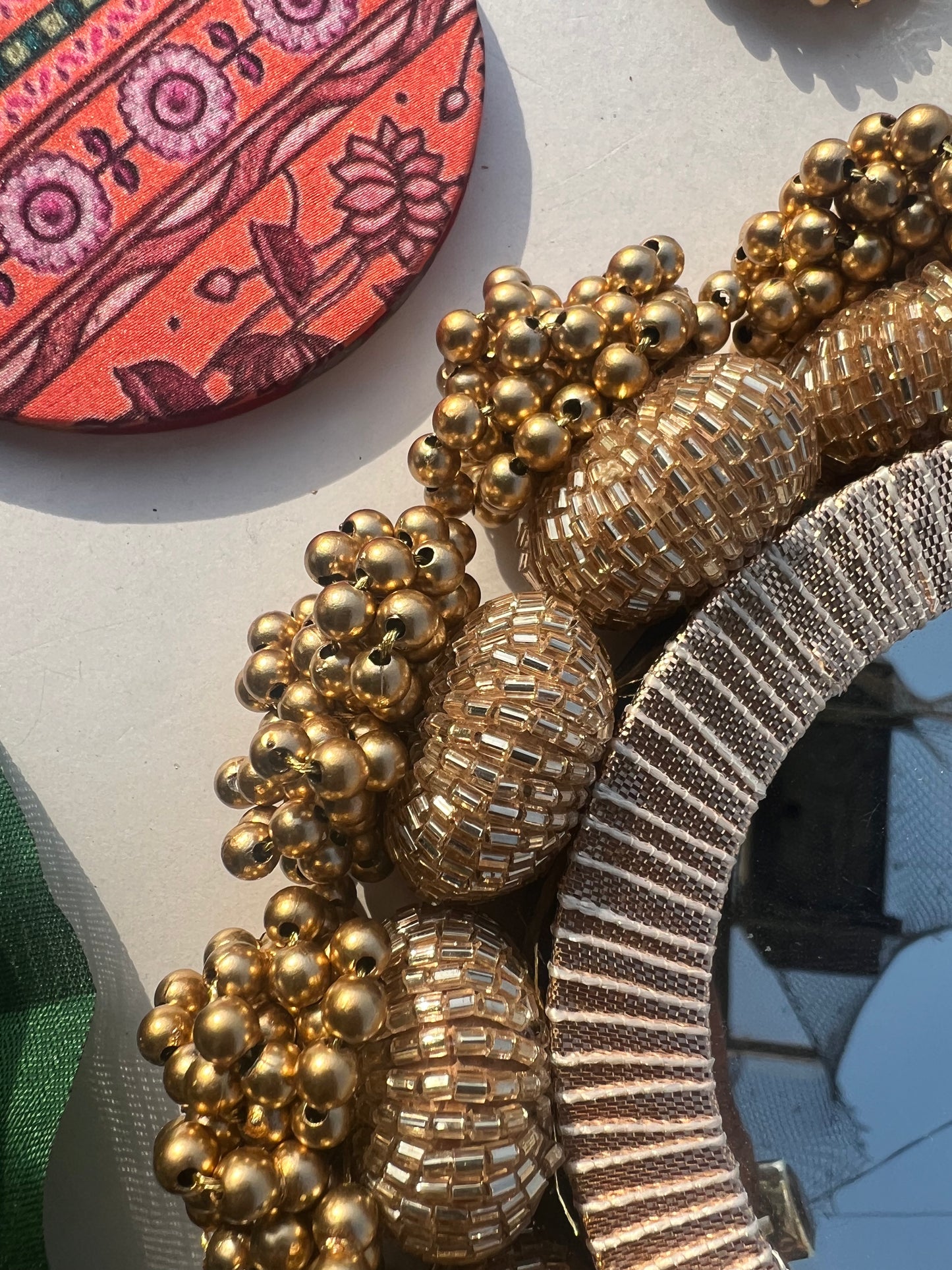 Diva Diya : Mirror + Idiosyncratic Divine Pichwai