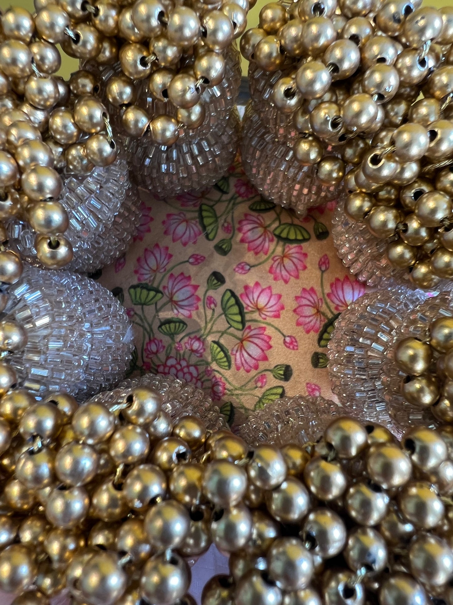 Mini Dangler Platter: OG Inflorescence Divine Pichwai (4 inches)