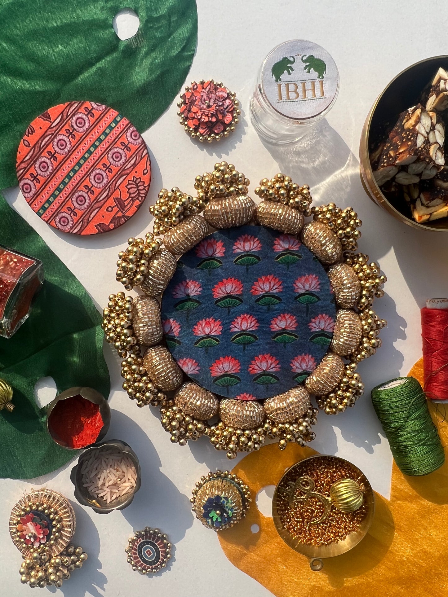 Diva Diya : Mirror + Idiosyncratic Divine Pichwai