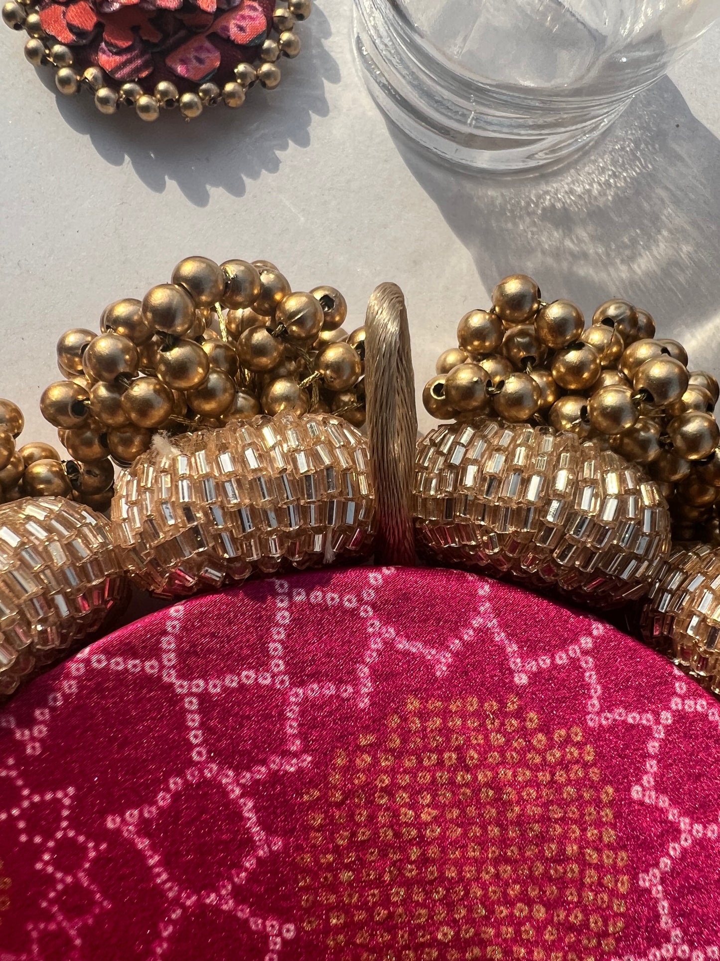 Diva Diya : Rosie Rani Bandhej + Bottle Green Hathi Popat Patola