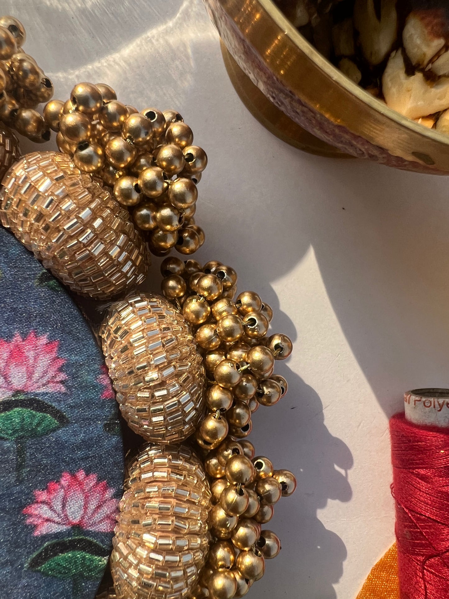 Diva Diya : Mirror + Idiosyncratic Divine Pichwai