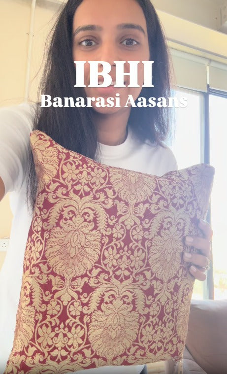Kumkum Banarasi Aasan- Set of 4