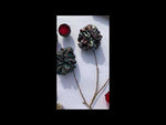 Load and play video in Gallery viewer, Christmas Blooms Scrunchie: Set of 3
