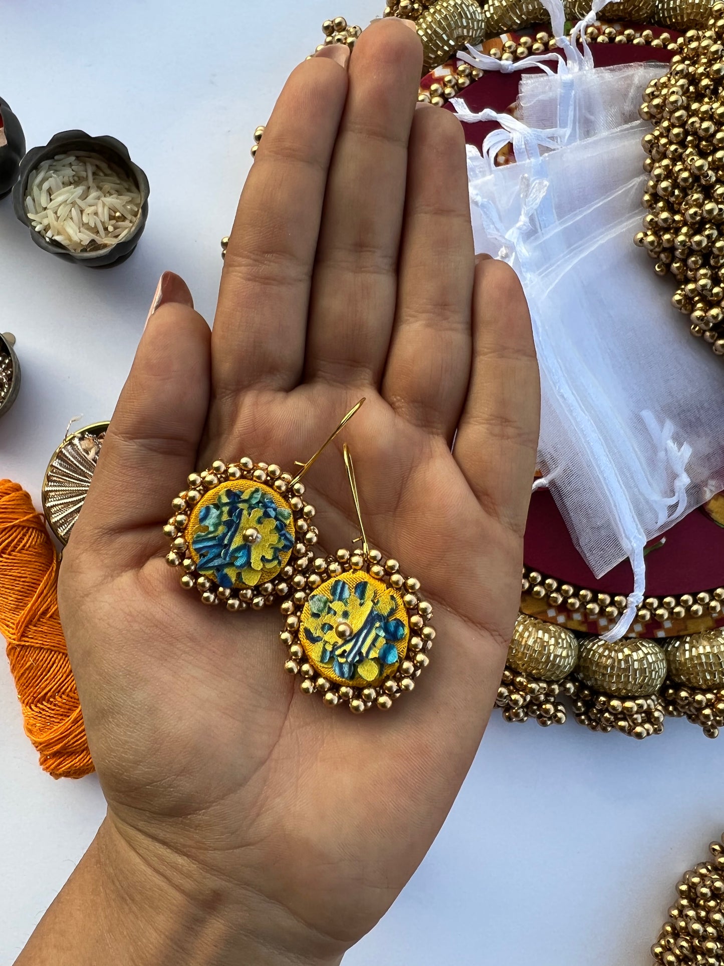 Assorted Mix of Patola Enchanted Hoop Earrings