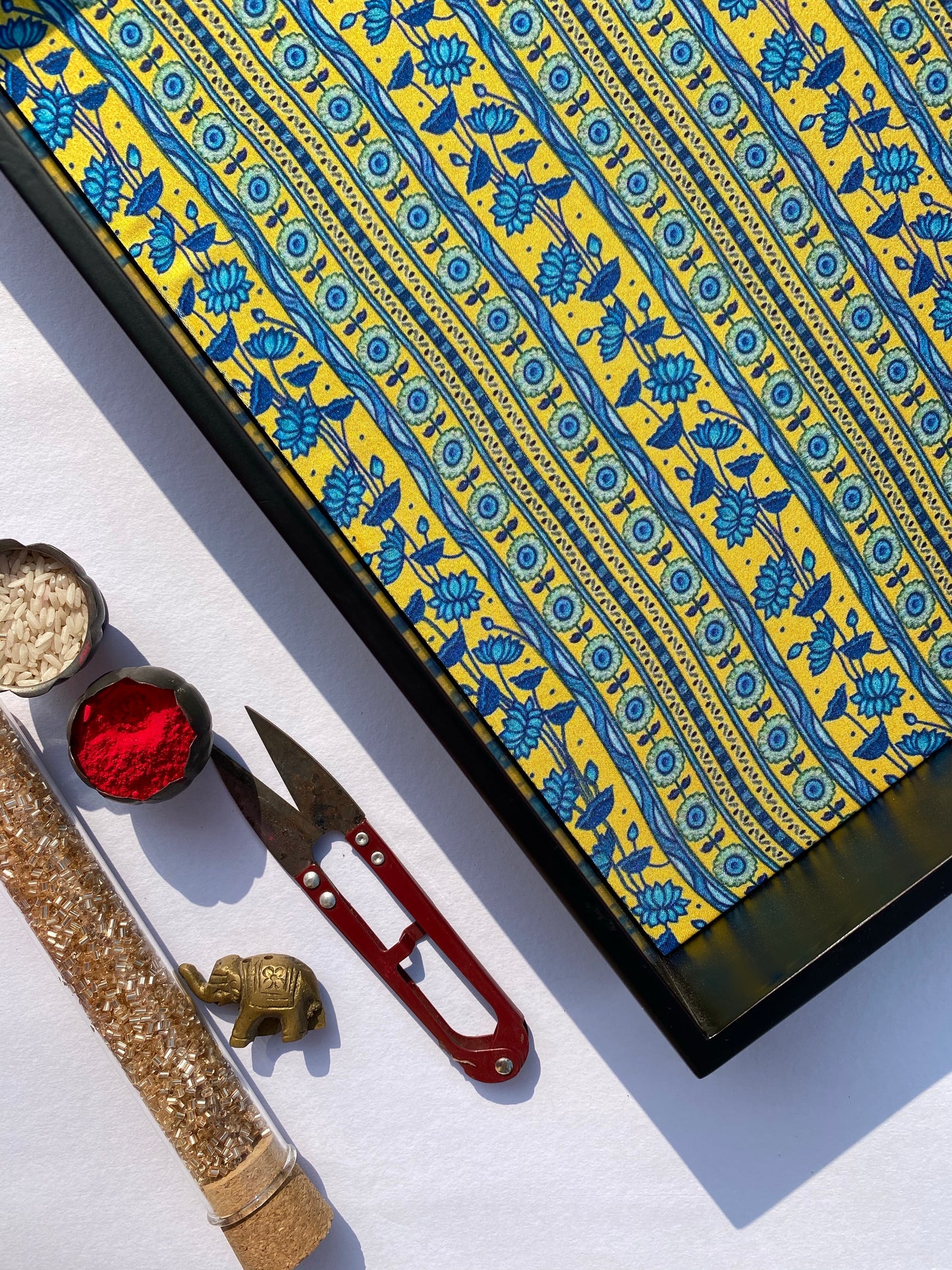 Congruous Divine Pichwai Square Multi-Purpose Tray
