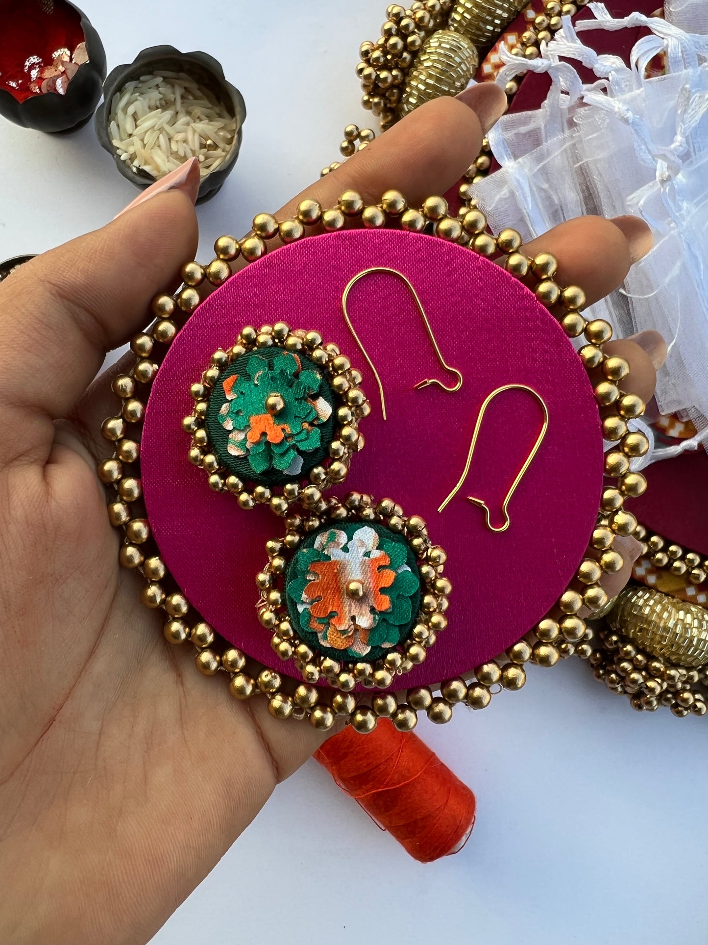 Assorted Mix of Patola Enchanted Hoop Earrings