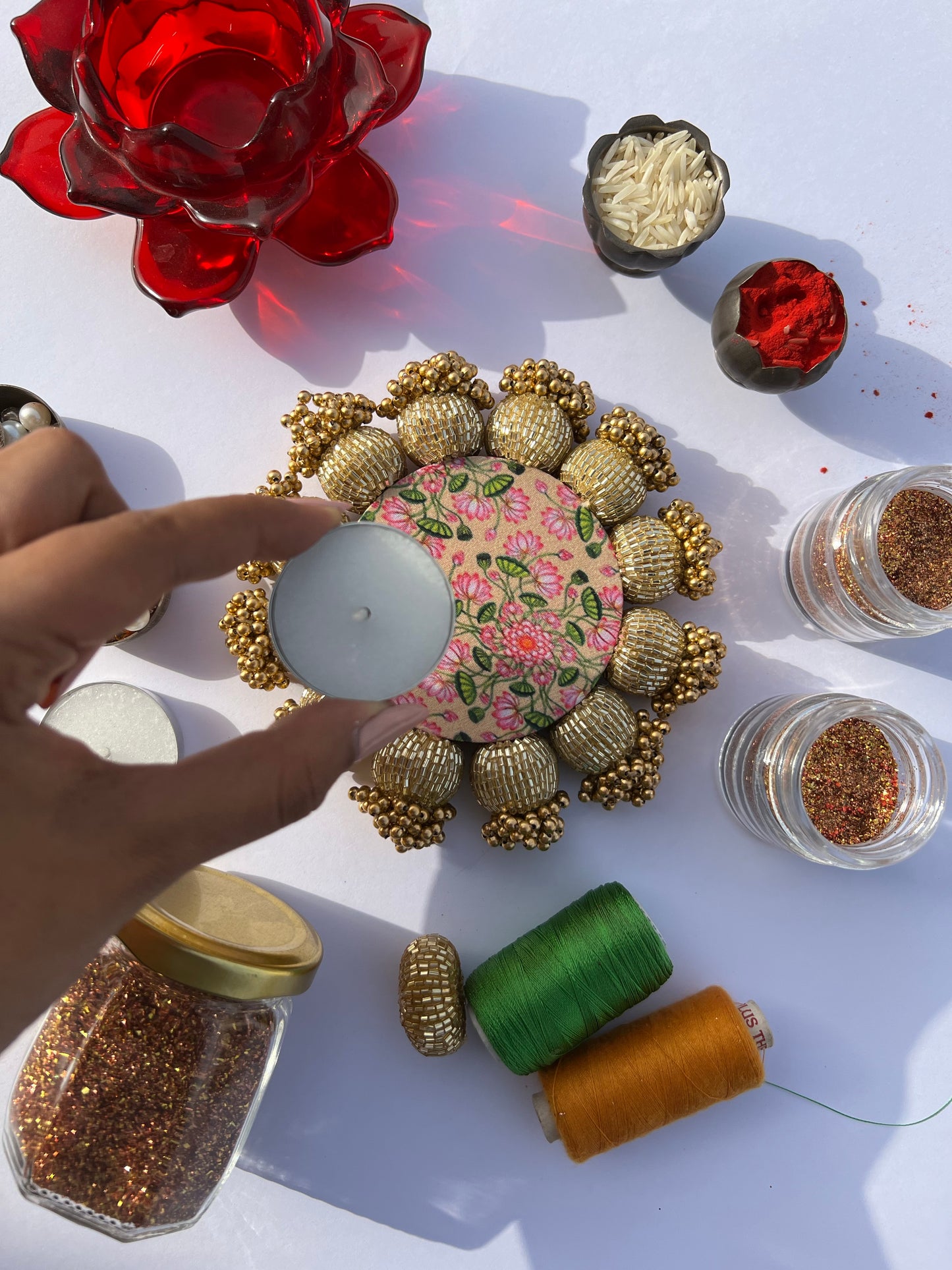 Single, Ready to Mingle Diya Pallet- I for wedding gift