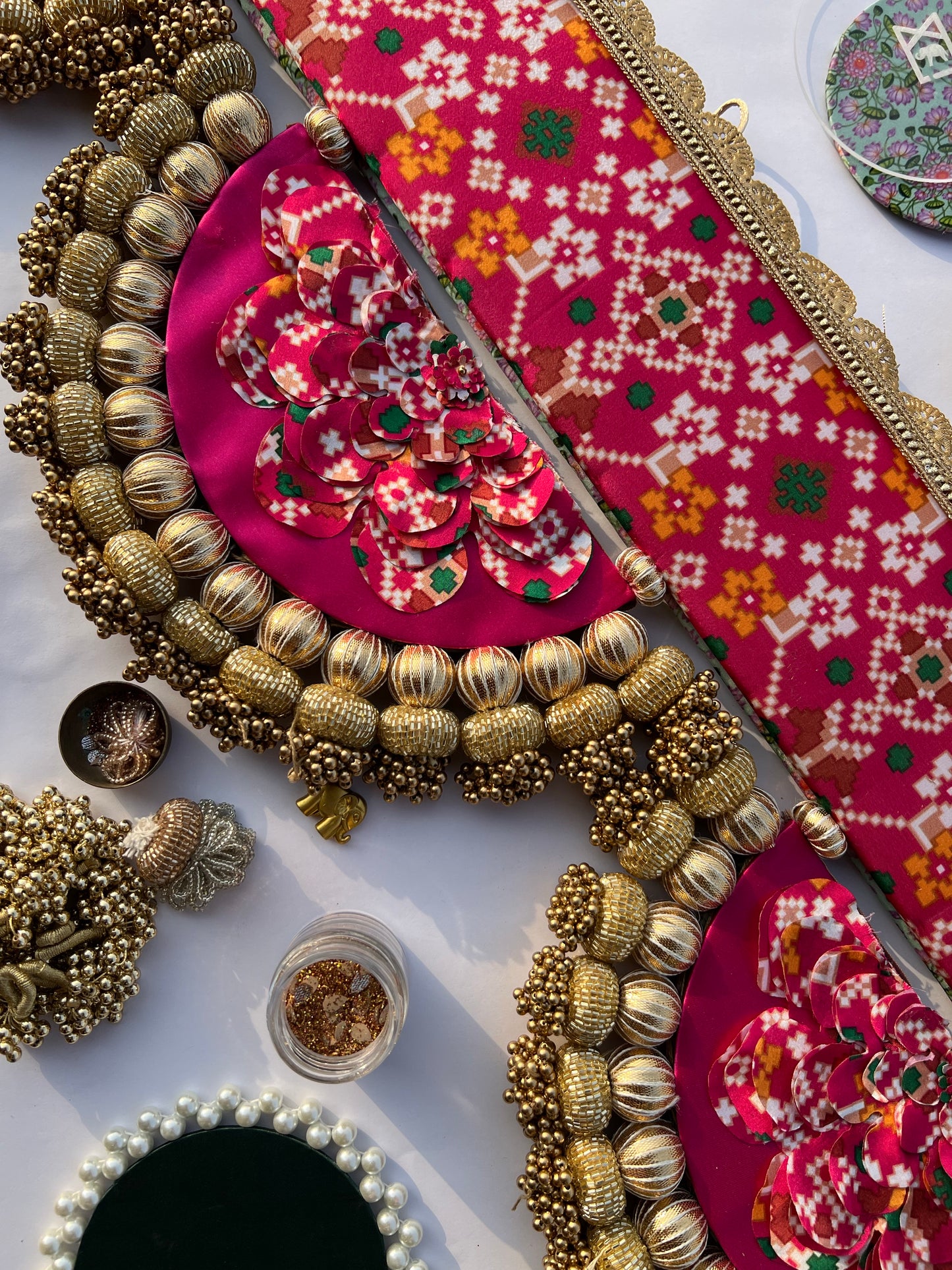Chandbali patola Toran and door hanging