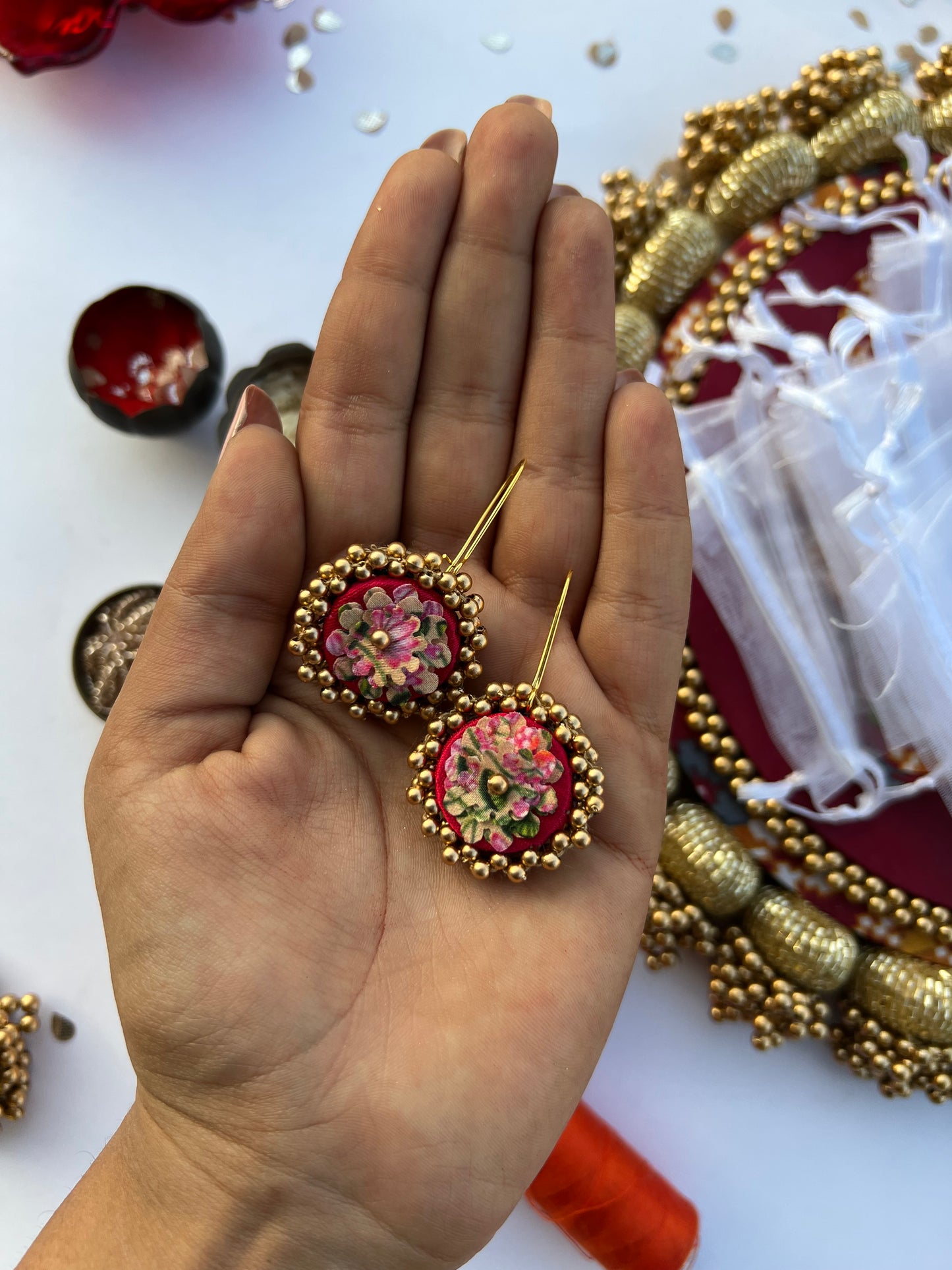 Assorted Mix of Patola Enchanted Hoop Earrings