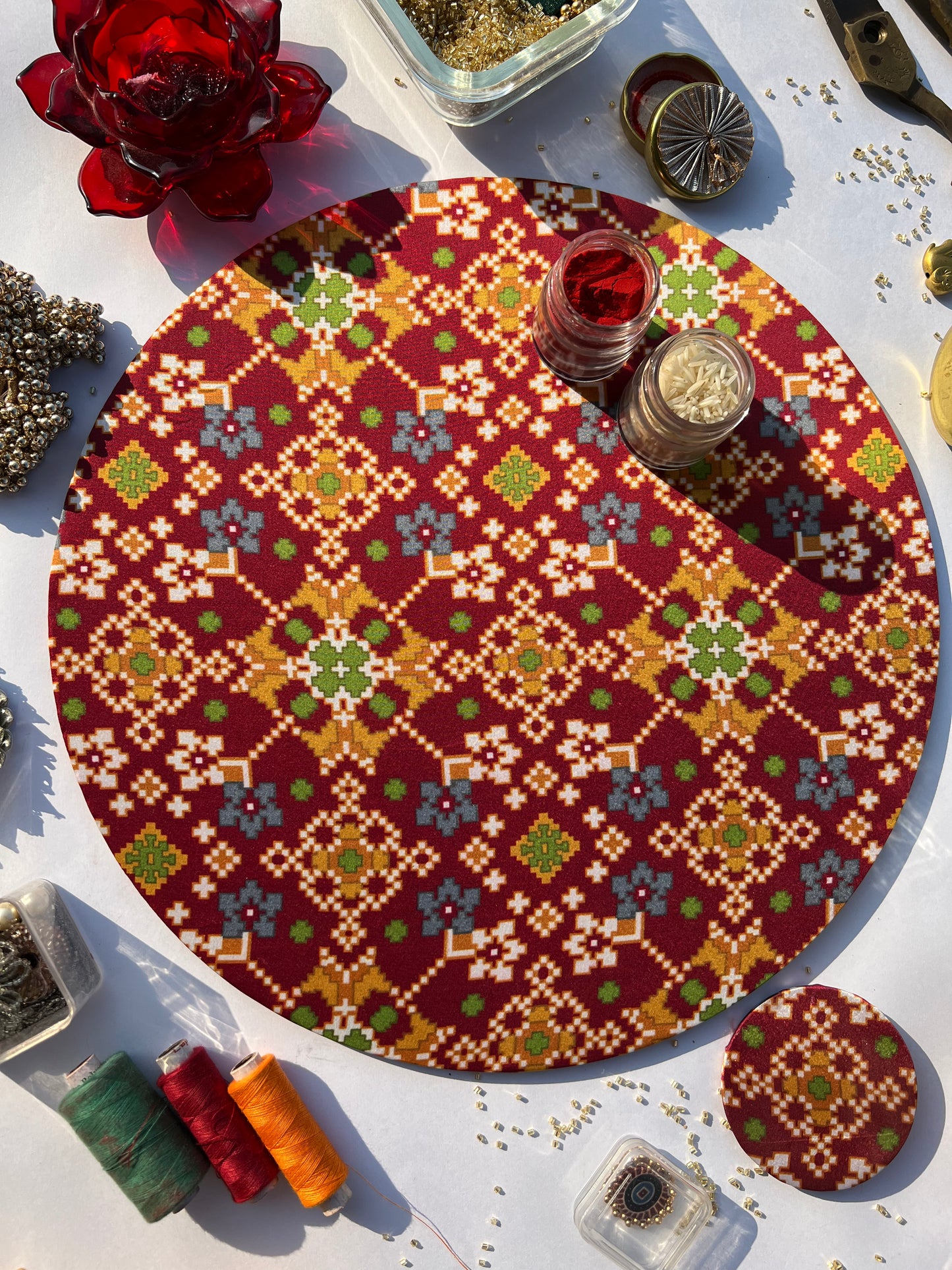 Kankotri Lekhan & Roli Chawal Base: Set of 11 | IBHI ON RENT