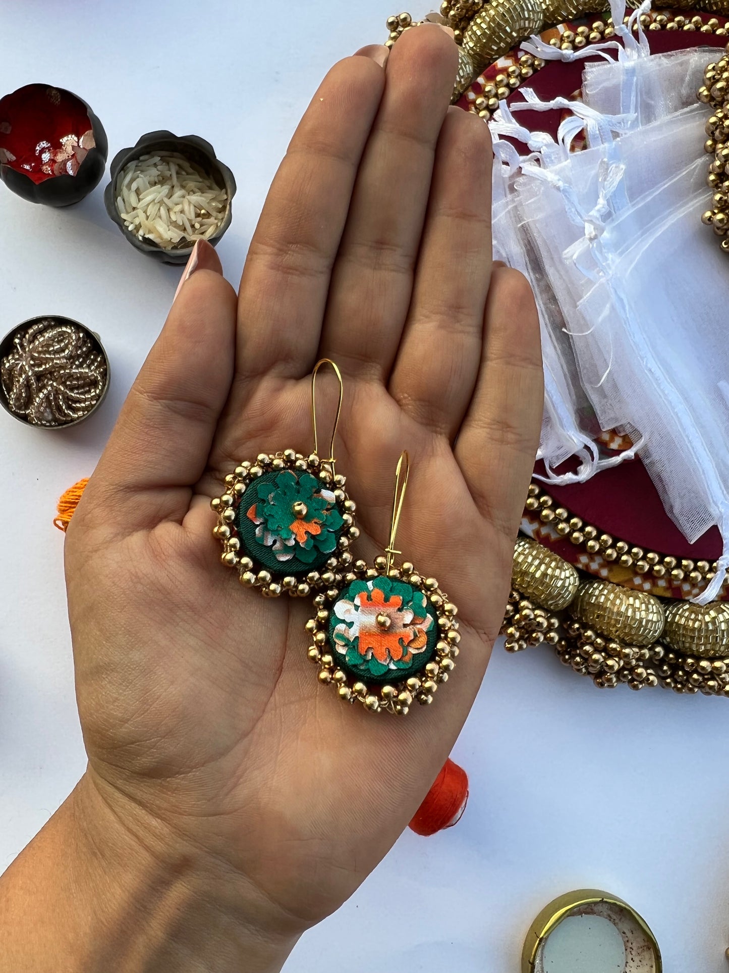 Assorted Mix of Patola Enchanted Hoop Earrings