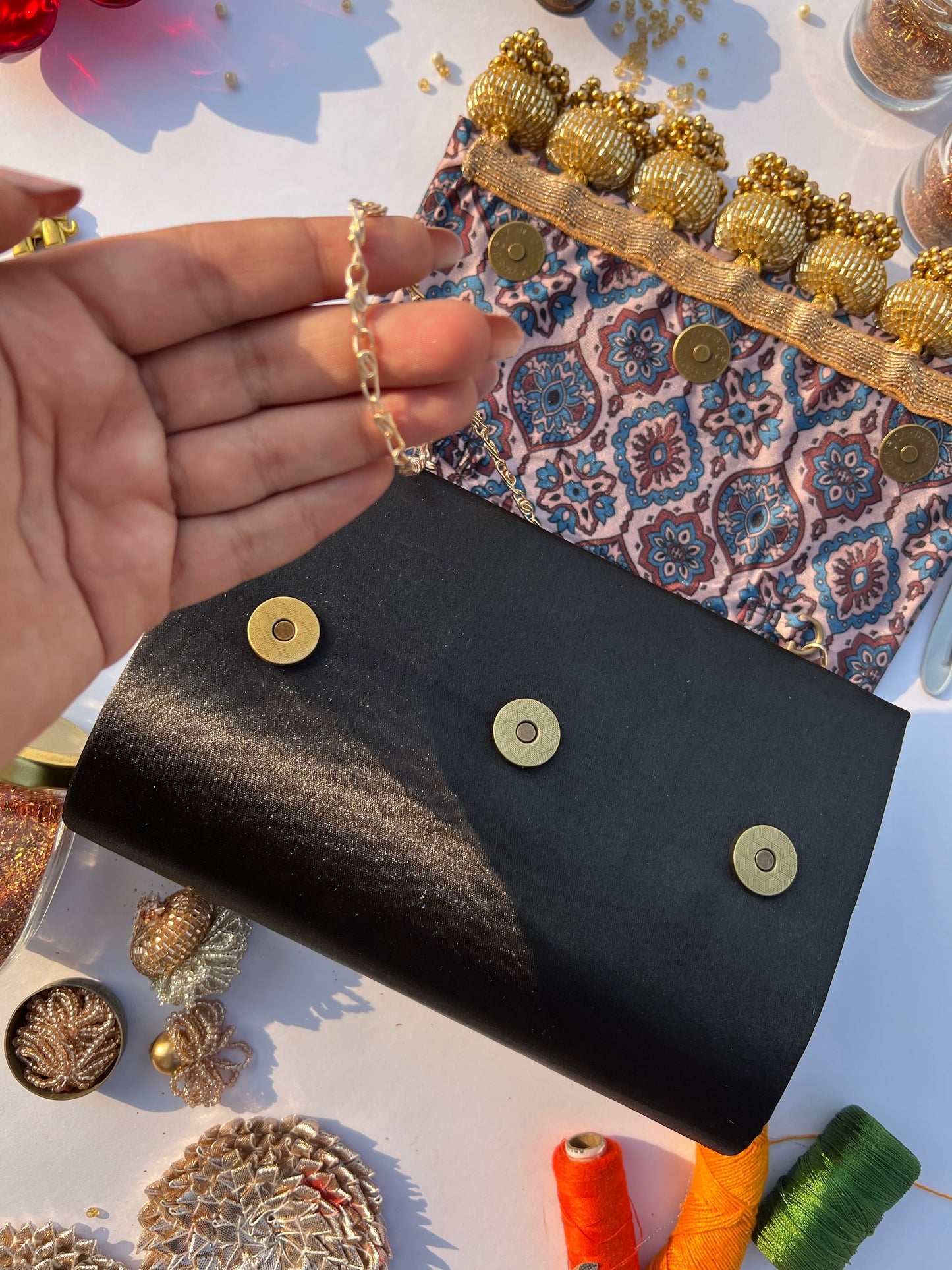 Rangrez Ajrakh Clutch
