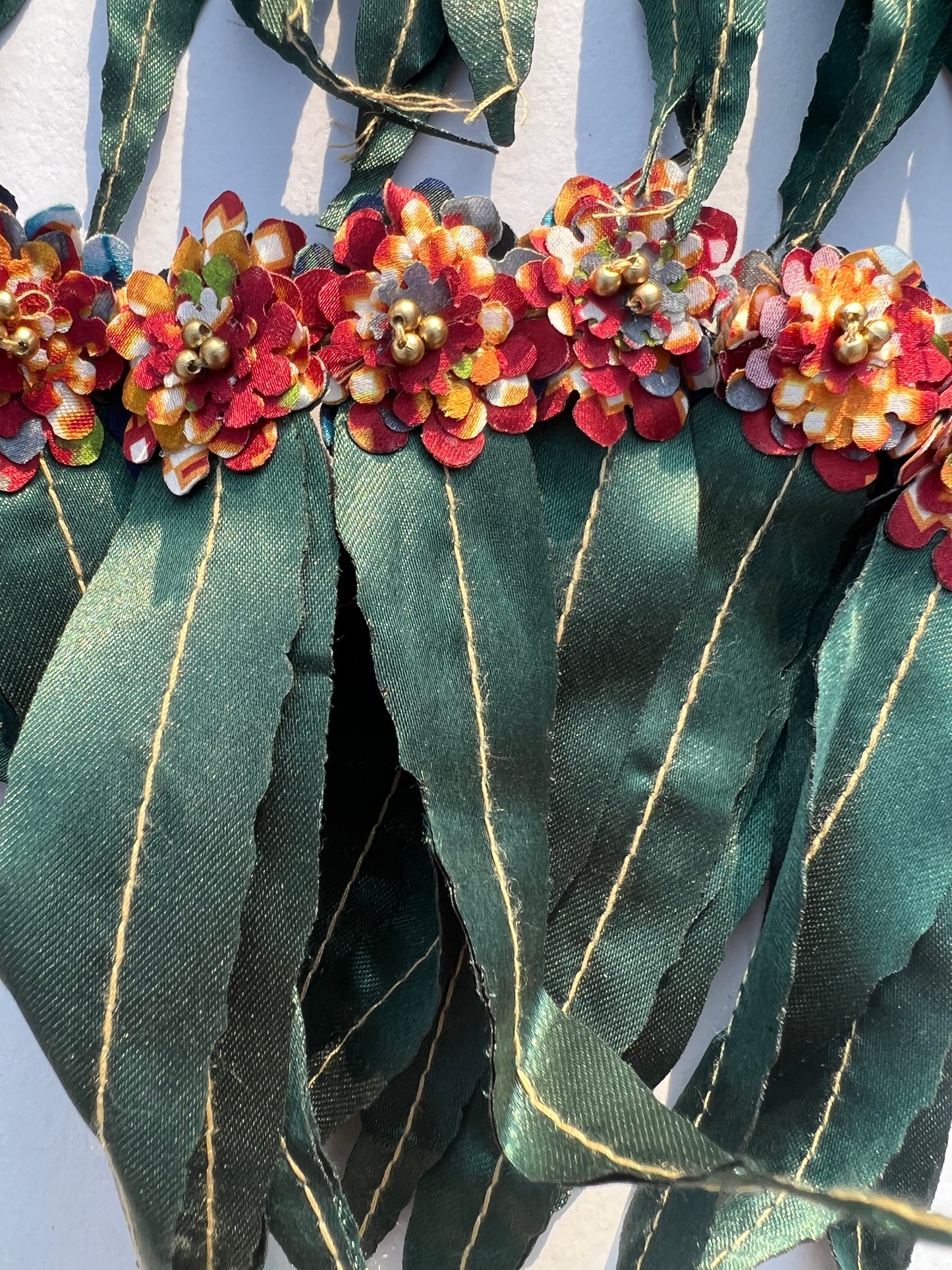 Mini Asopalav Tradition X Maroon & Pink Colloquial Divine Pichwai Toran: Two way (FLEXIBLE)