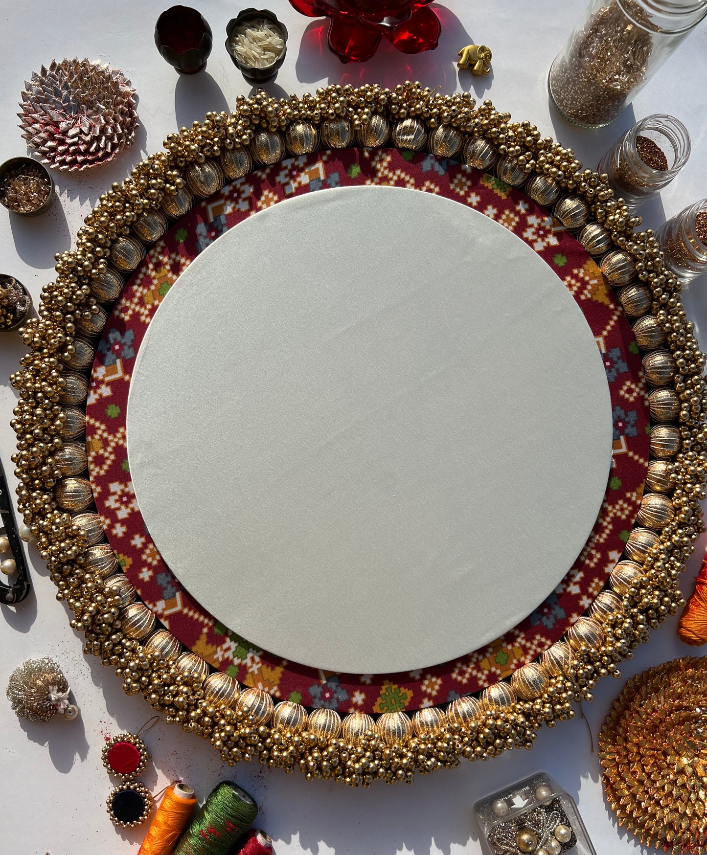 Kumkum Charan Thaal: Manik Laal Navratna Patola