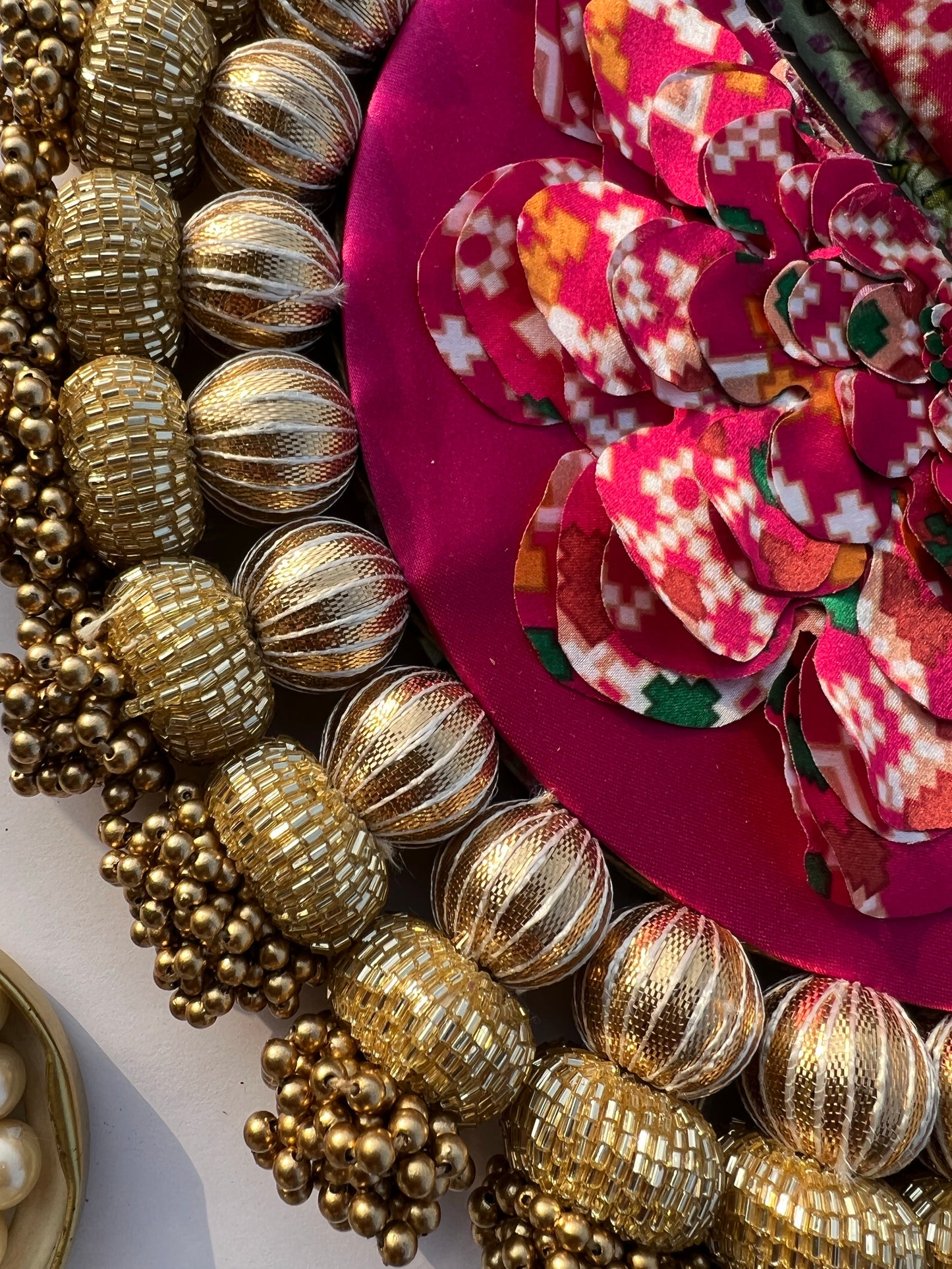 Chandbali patola Toran and door hanging